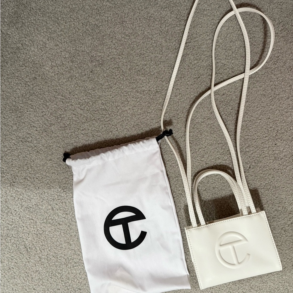 Telfar Small Shopping Bag - White